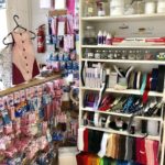 Haberdashery corner with sewing supplies