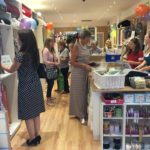 Customers attend sewing shop's first birthday