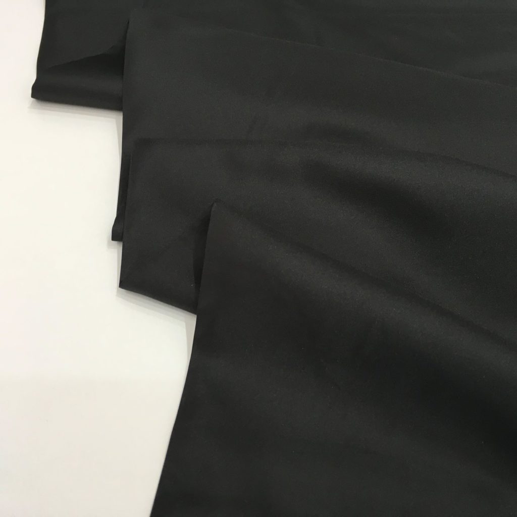 Anti-static dress lining – plain black – Gather N Sew