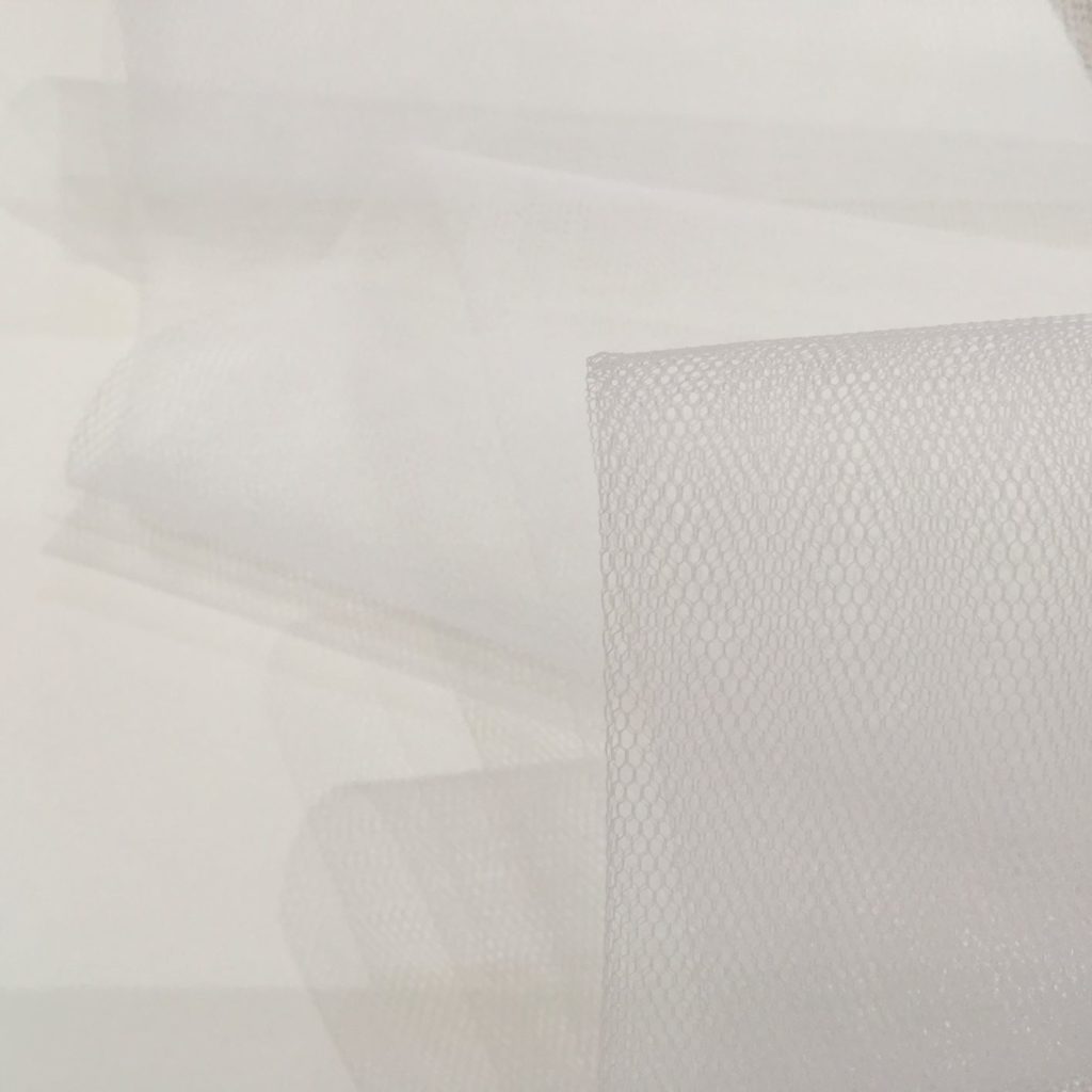 off white net fabric