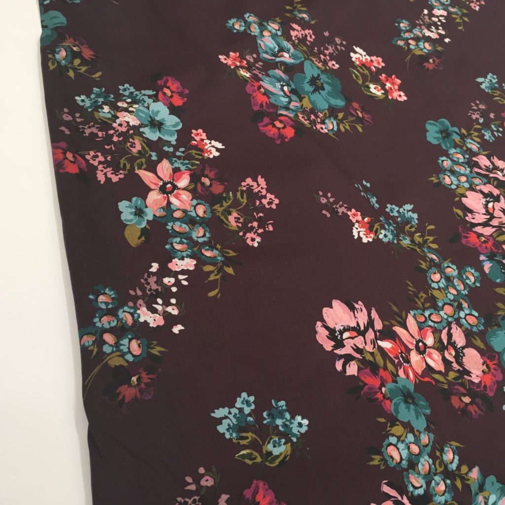 Cotton lawn fabric – Lady McElroy – Mulberry Blooms – Gather N Sew