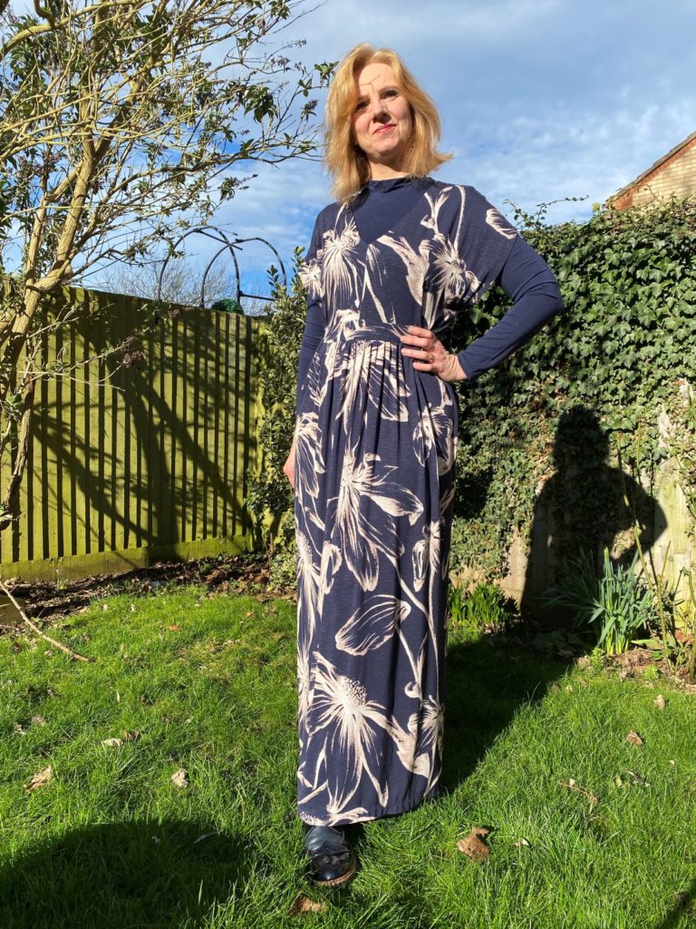 Charlie caftan made from a viscose jersey fabric