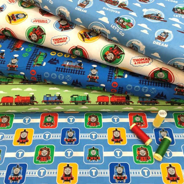 Thomas and Friends cotton fabric collection