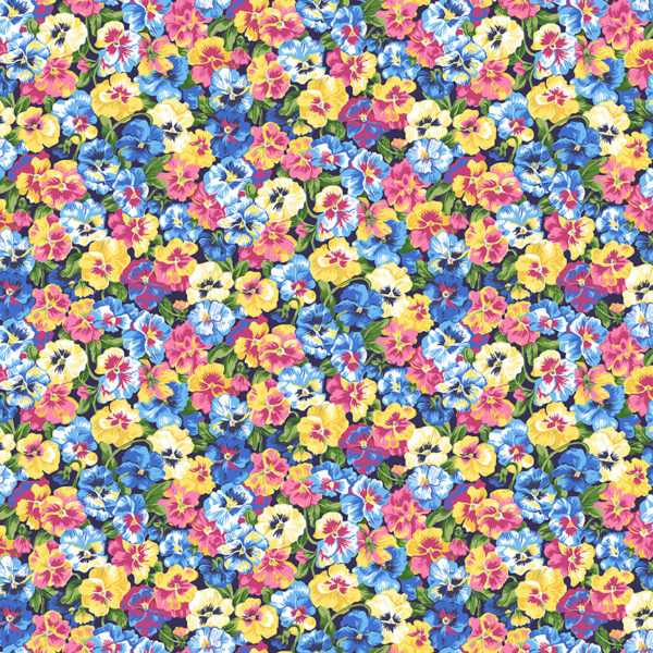 Summer Garden cotton fabric from Makower Uk