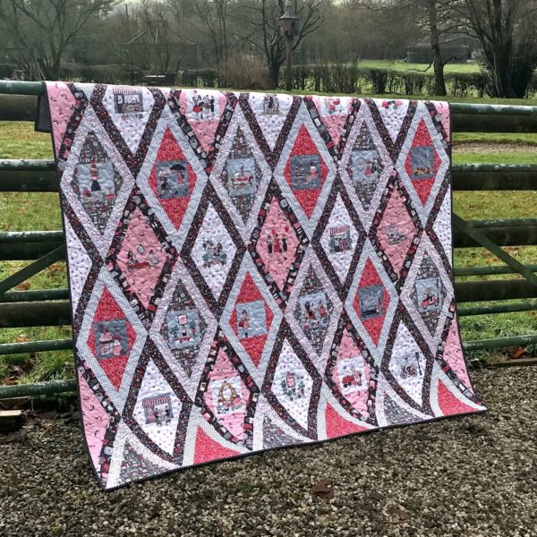 Free Pamper quilt pattern using cotton fabrics