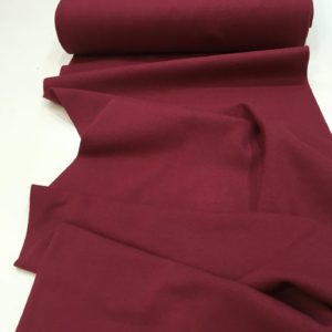 Burgundy ribbing fabric suitable for sewing cuffs