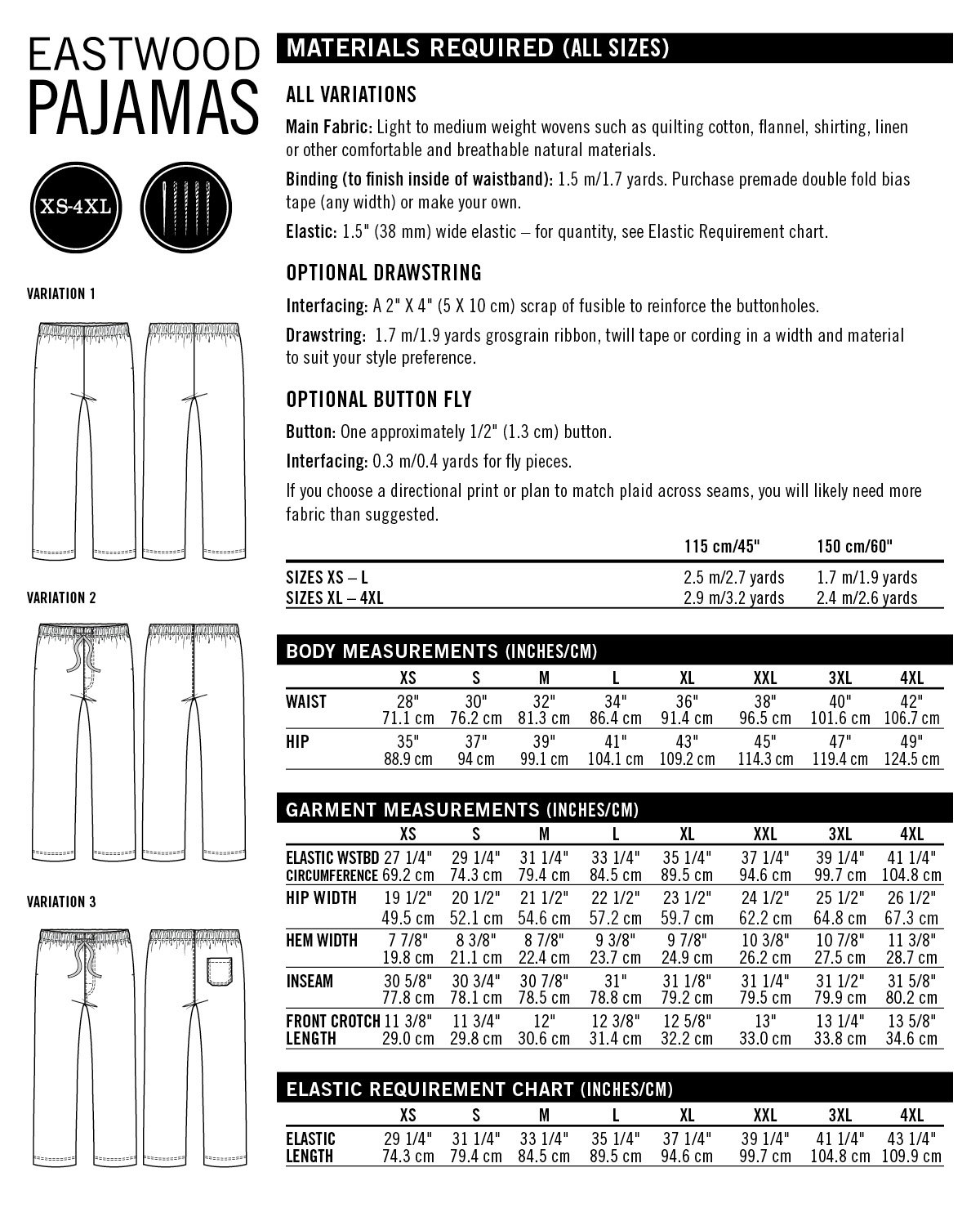 Thread Theory – Eastwood pyjamas menswear sewing pattern – Gather N Sew