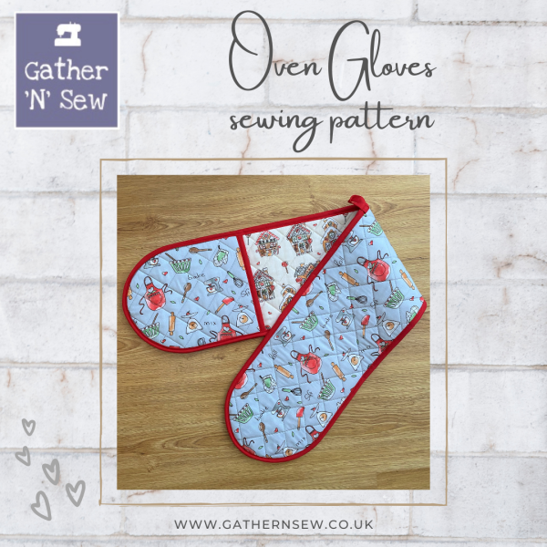 Oven Gloves sewing pattern – Gather N Sew