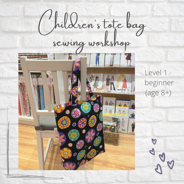 Children’s – Tote Bag Sewing Workshop – Friday 17 February – 10am to ... image.