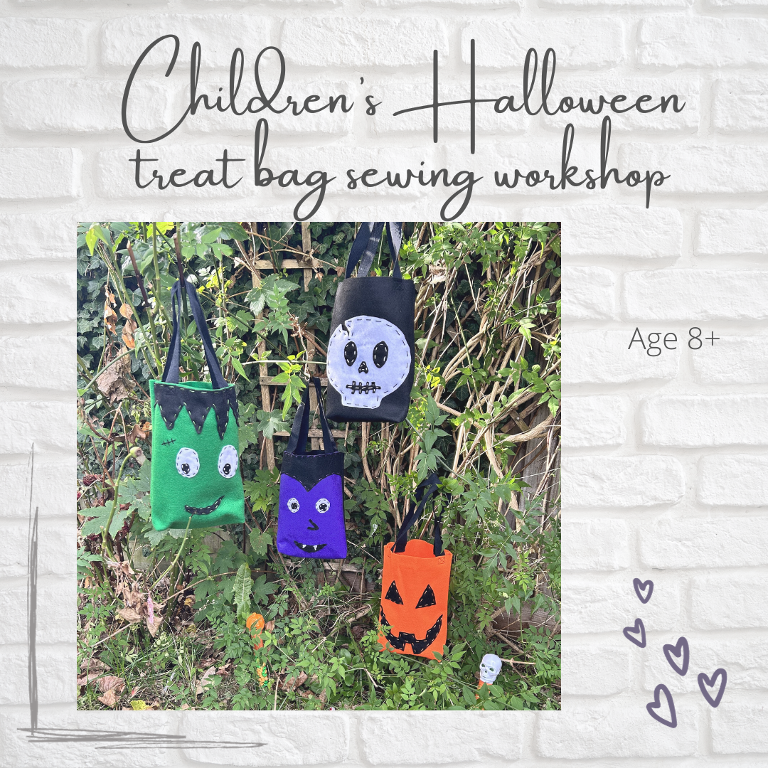 Childrens Halloween treat bag workshop