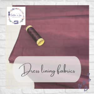 Dress Lining Fabrics