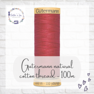 Gutermann Natural Cotton Thread - 100m