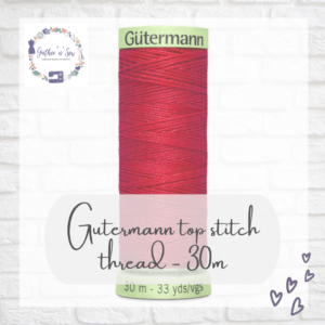 Gutermann Top Stitch Thread - 30m